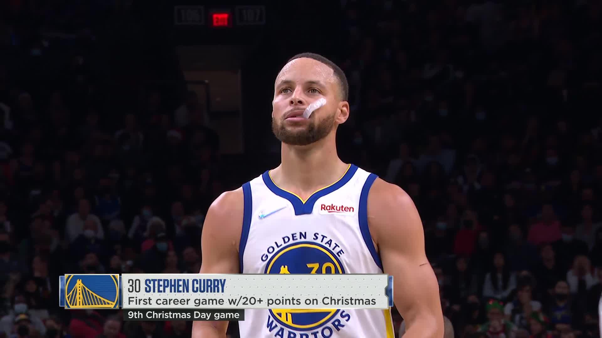 Stephen Curry Warriors 25 décembre 2021