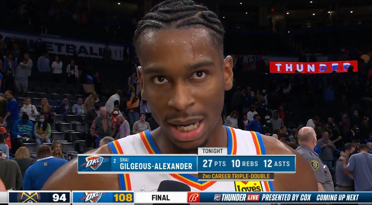 Shai Gilgeous-Alexander 23 décembre 2021