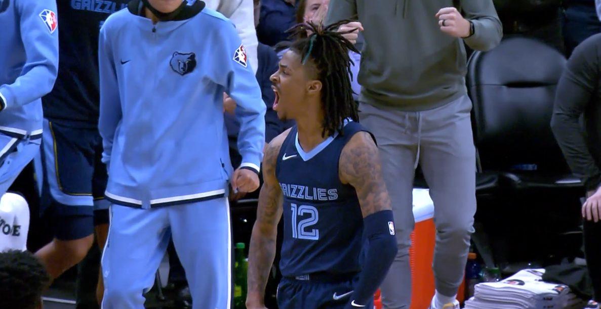 Ja Morant Grizzlies 28 décembre 2021