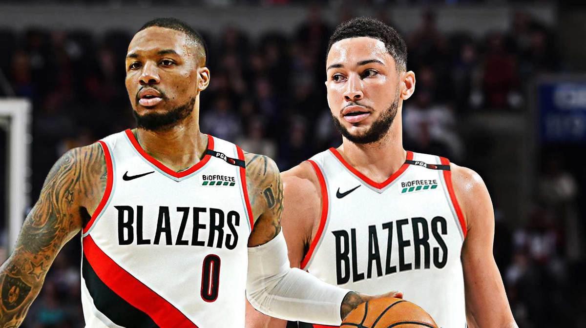 Ben Simmons Damian Lillard Blazers