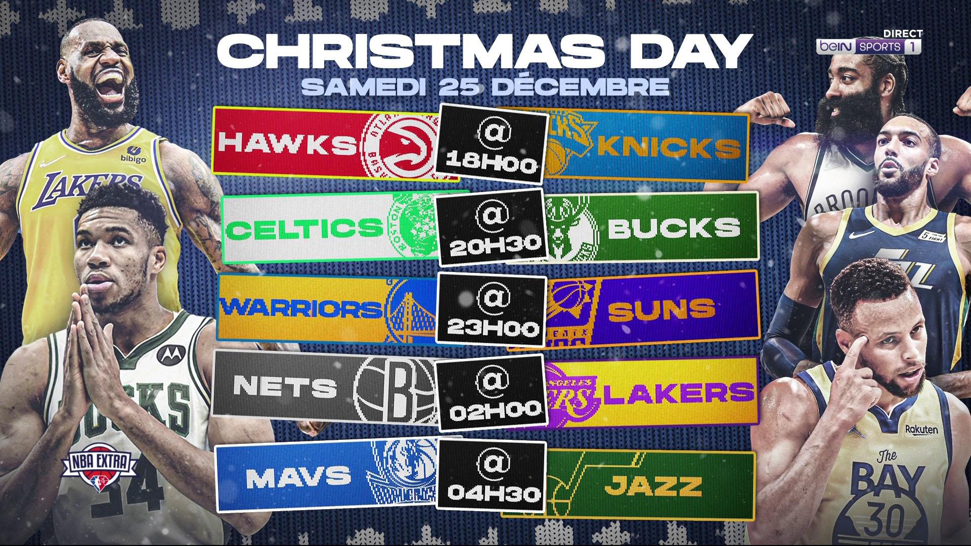NBA Christmas Day 2021 beIN Sports