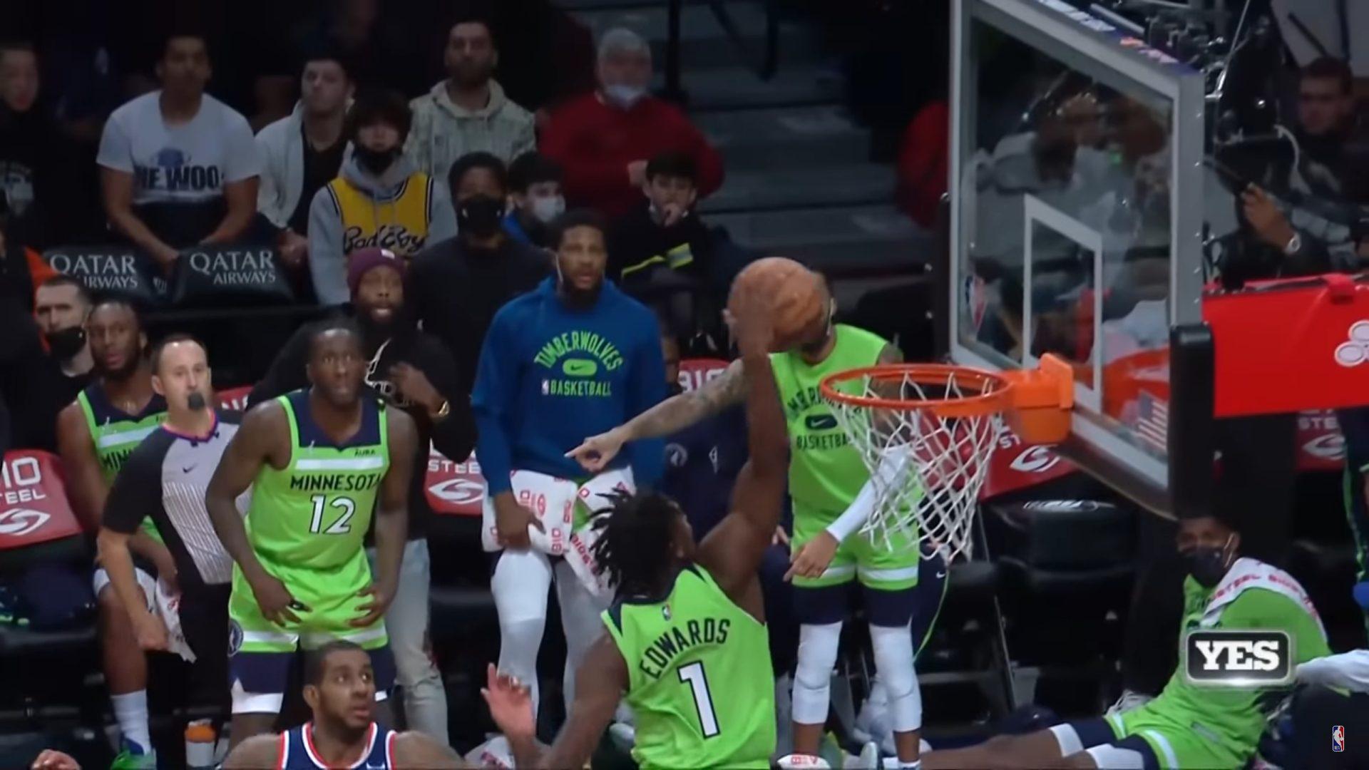 Anthony Edwards Wolves 8 décembre 2021