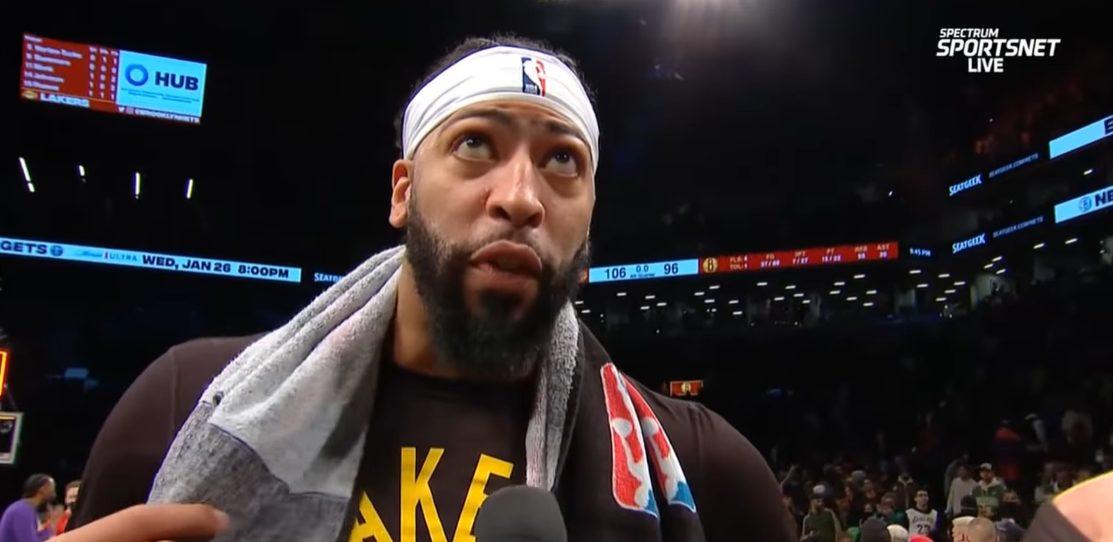 Anthony Davis 28 janvier 2022