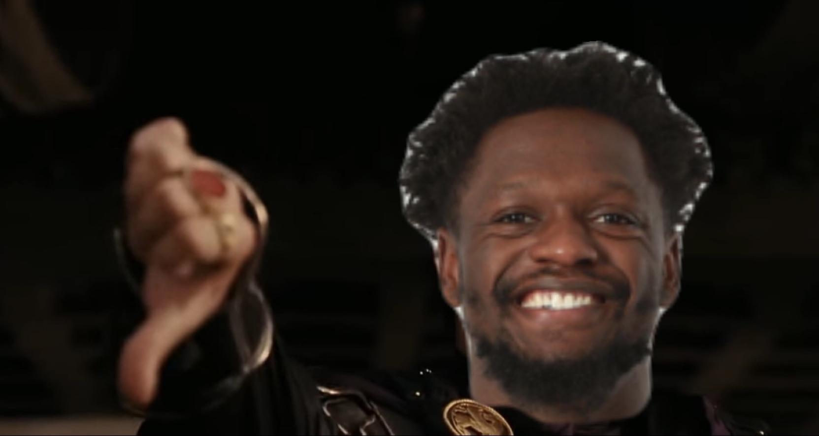 Julius Randle pouce vers le bas