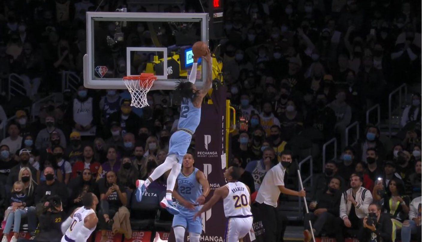 Ja Morant 10 janvier 2022