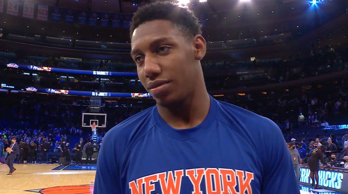 R.J. Barrett 11 janvier 2022