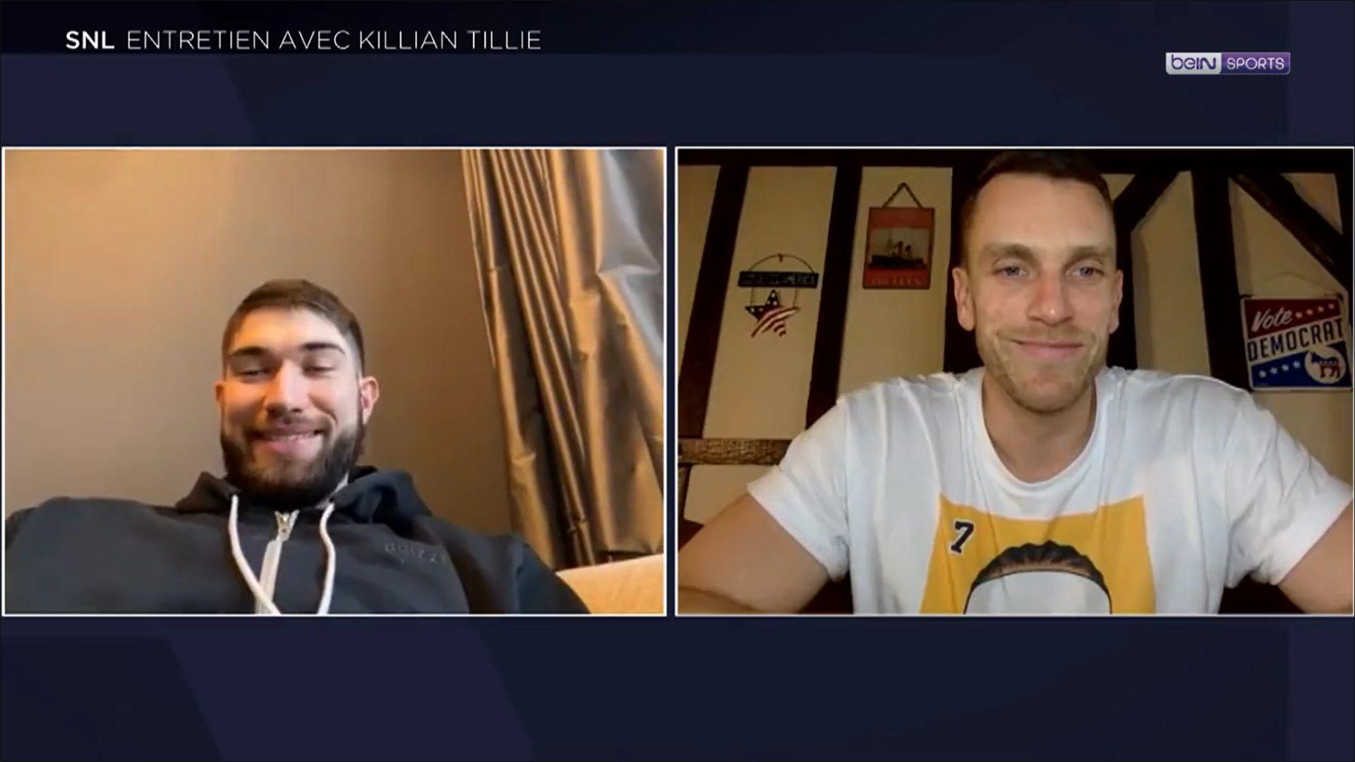 itw Killian Tillie 11 janvier 2022