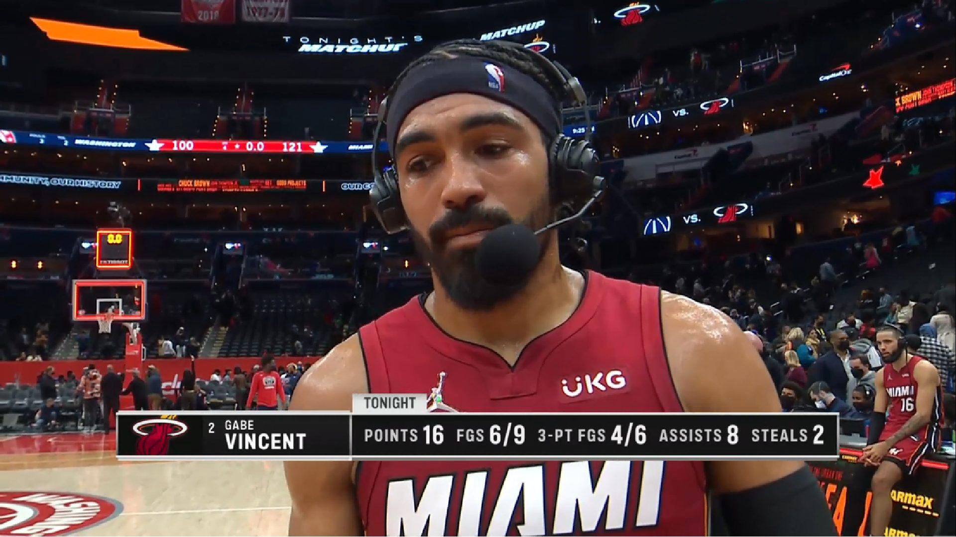 Résumé NBA 8 février 2022 Heat Gabe Vincent