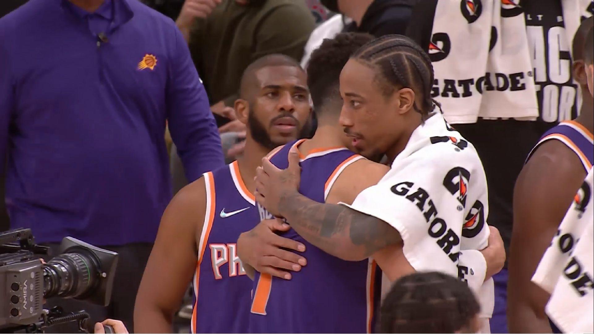 Devin Booker Suns DeMar DeRozan 8 février 2022