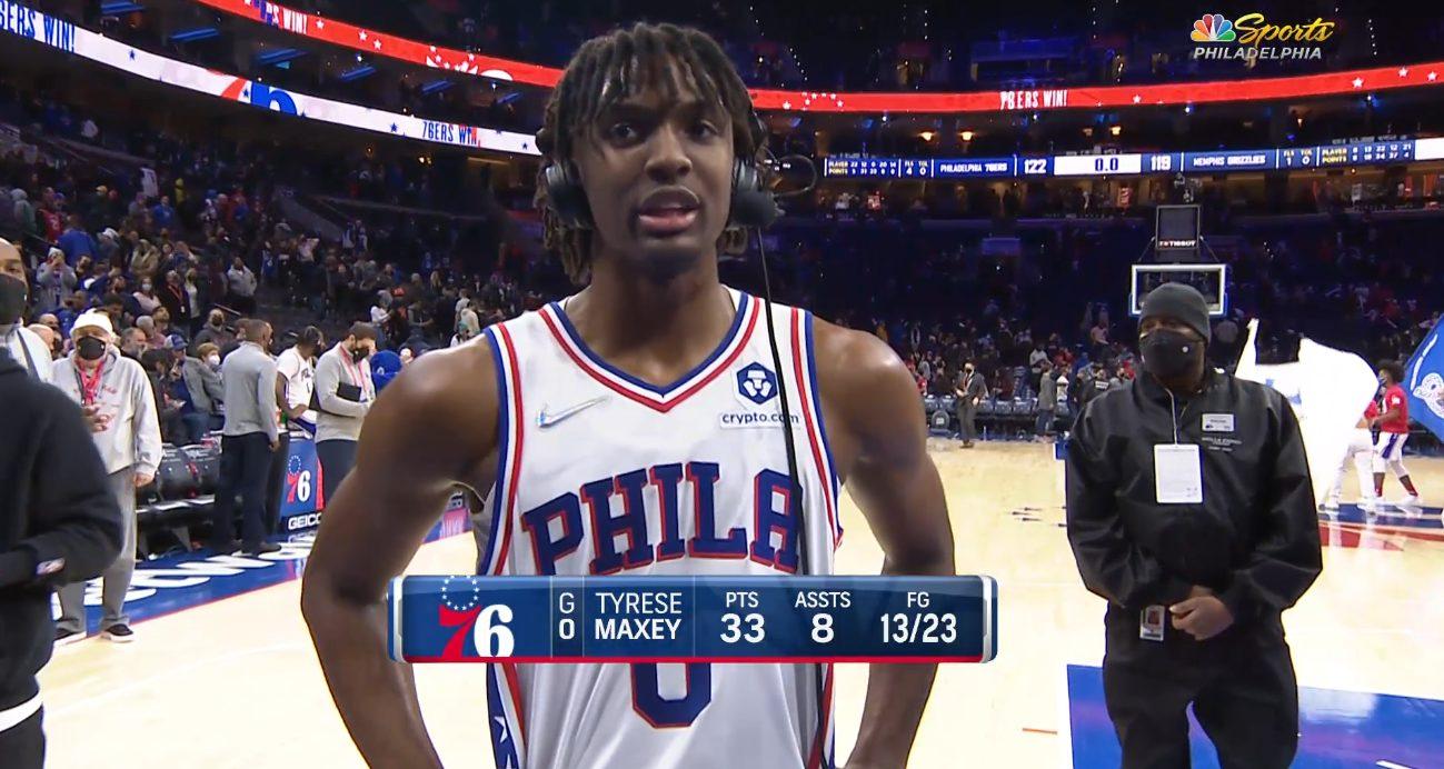 Tyrese Maxey 1er février 2022