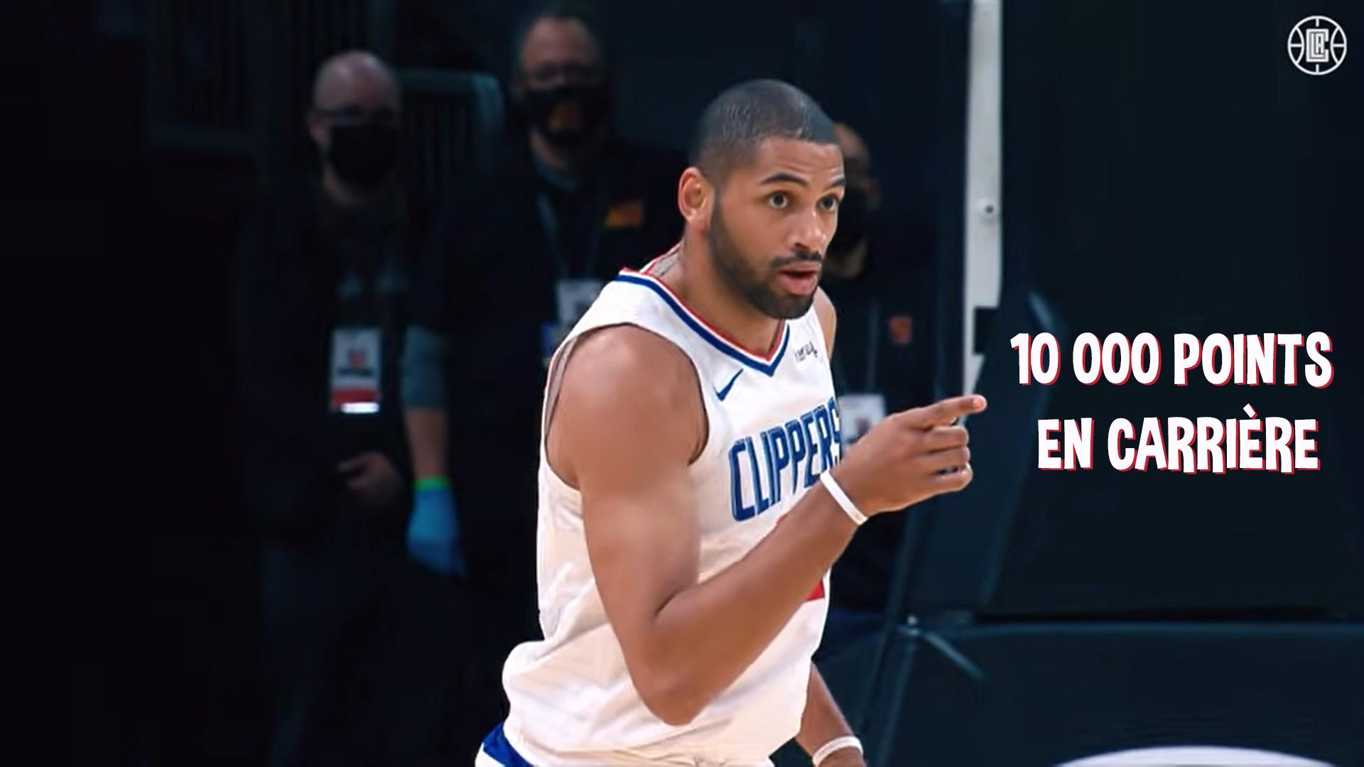 Nicolas Batum 17 février 2022 barre des 10k