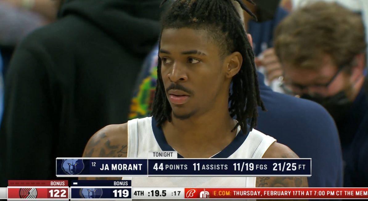 Ja Morant 17 février 2022