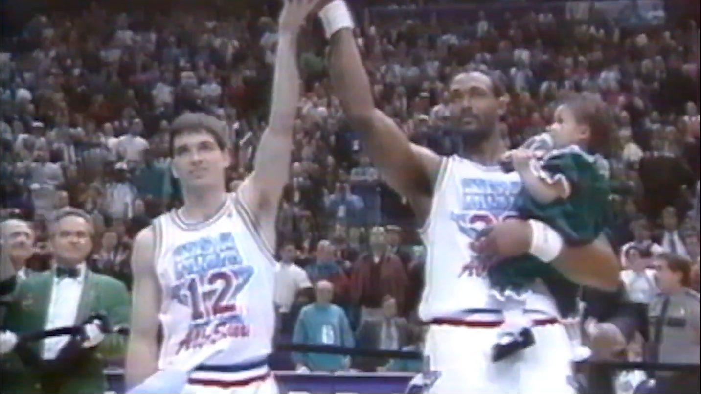 John Stockton et Karl Malone 21 février 1993