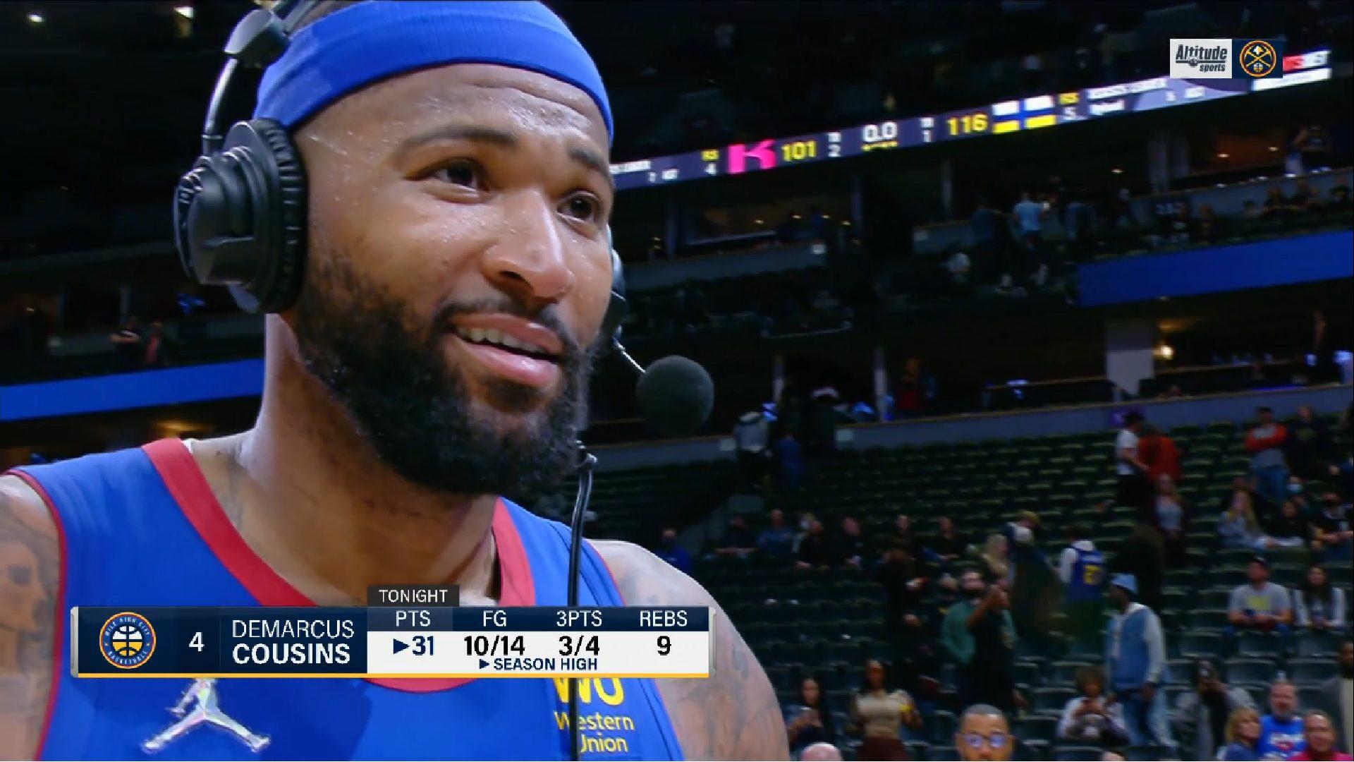 DeMarcus Cousins Nuggets 5 mars 2022