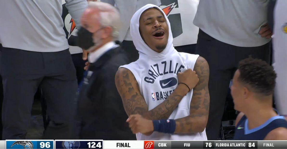 Ja Morant win 6 mars 2022 playoffs