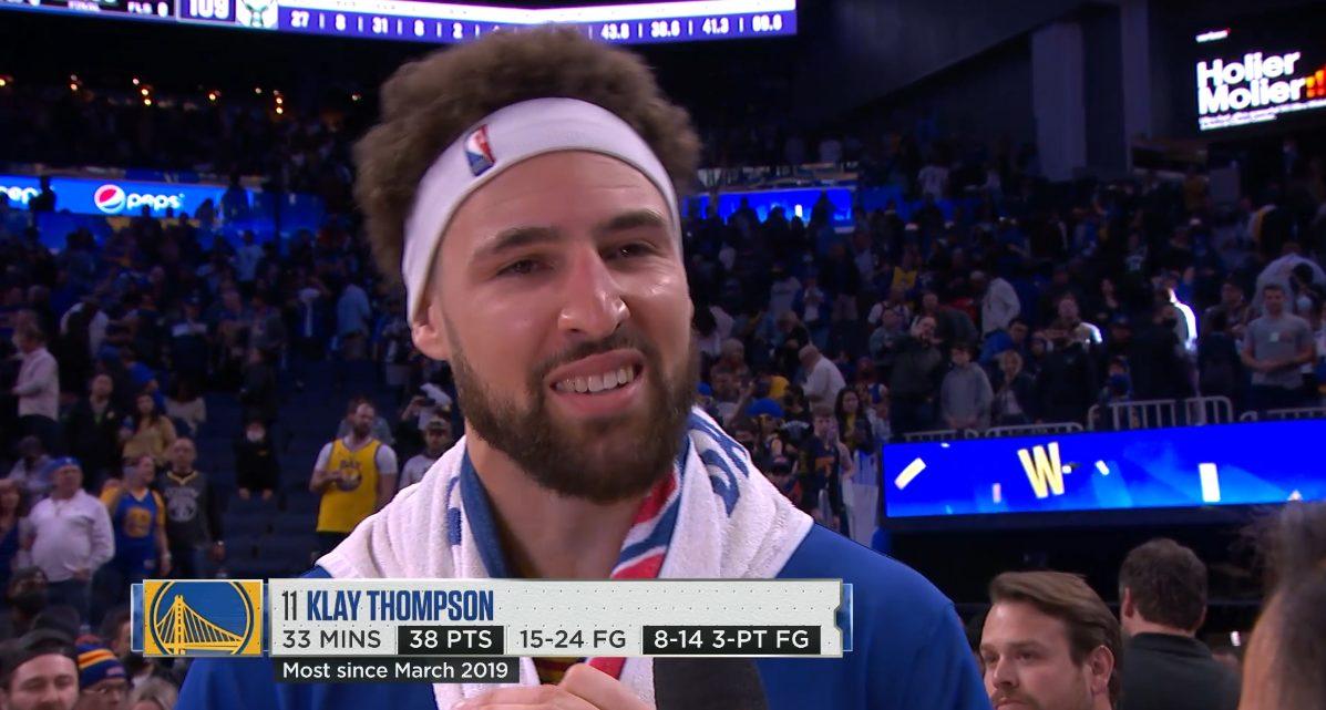 Klay Thompson 13 mars 2022