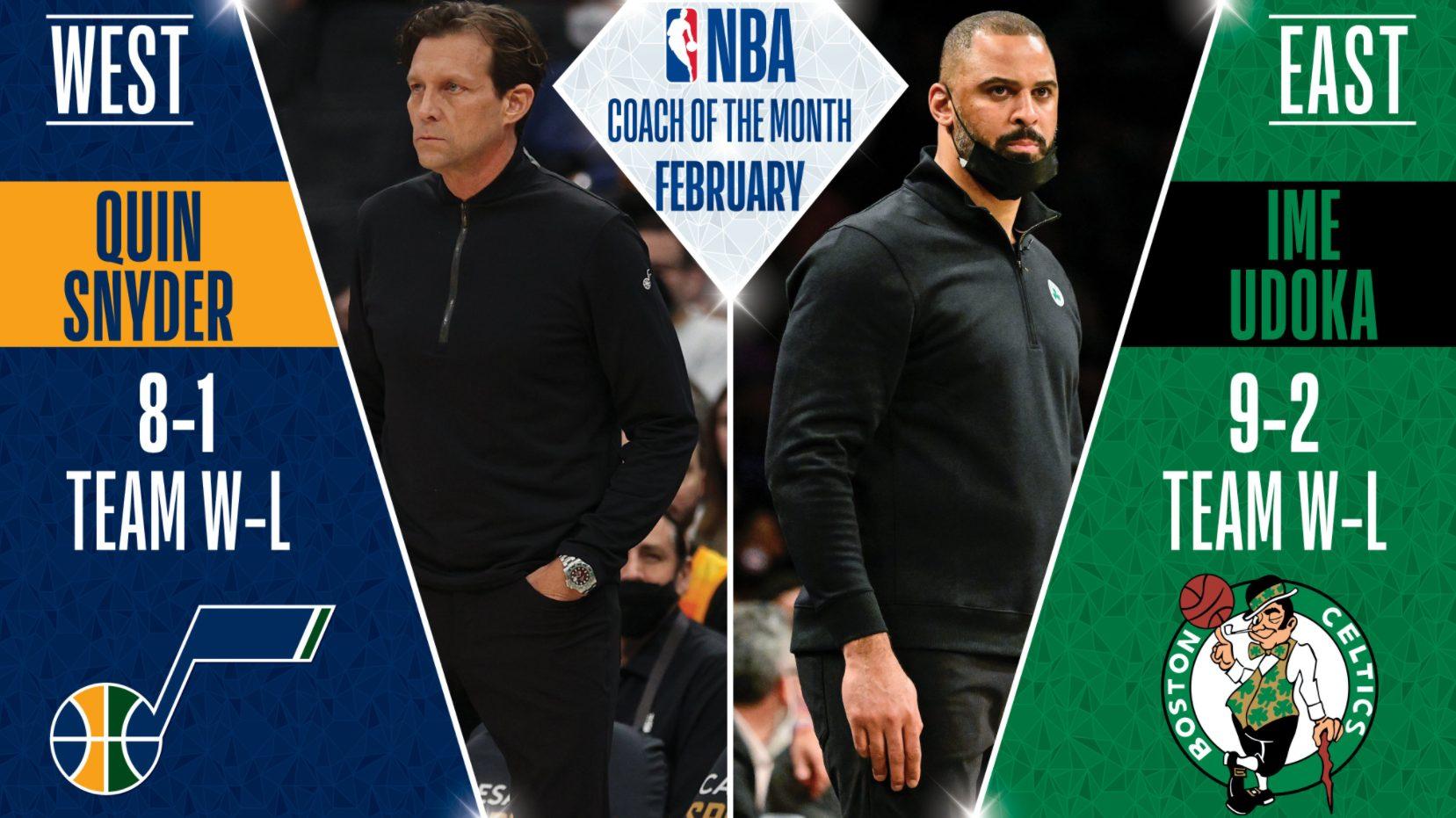 Quin Snyder Ime Udoka 4 mars 2022