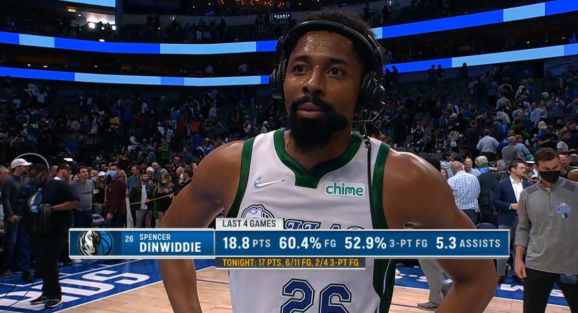 Spencer Dinwiddie mood 4 mars 2022