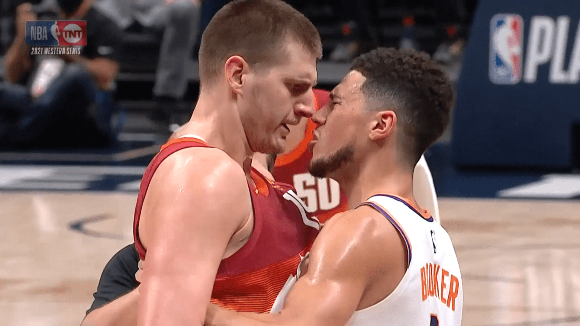 Nikola Jokic Devin Booker Nuggets Suns 14 juin 2021 programme