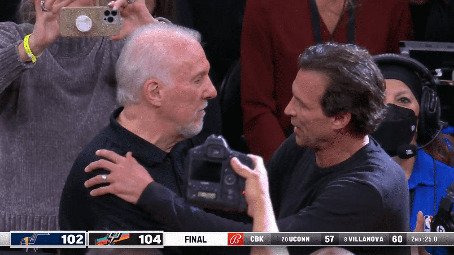 Gregg Popovich et Quin Snyder 12 mars 2022