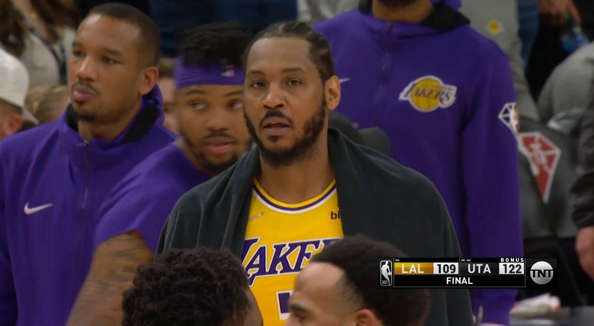 Carmelo Anthony 1er avril 2022