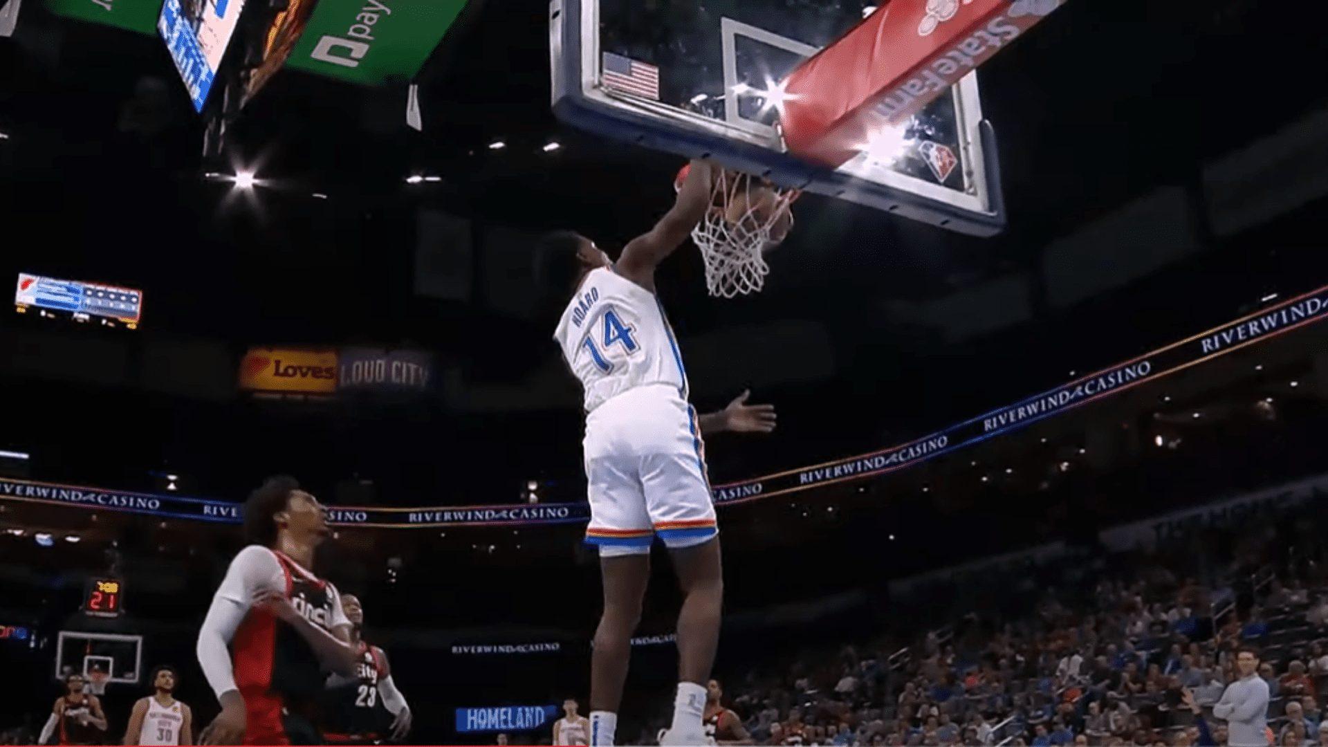 Jaylen Hoard Thunder 6 avril 2022