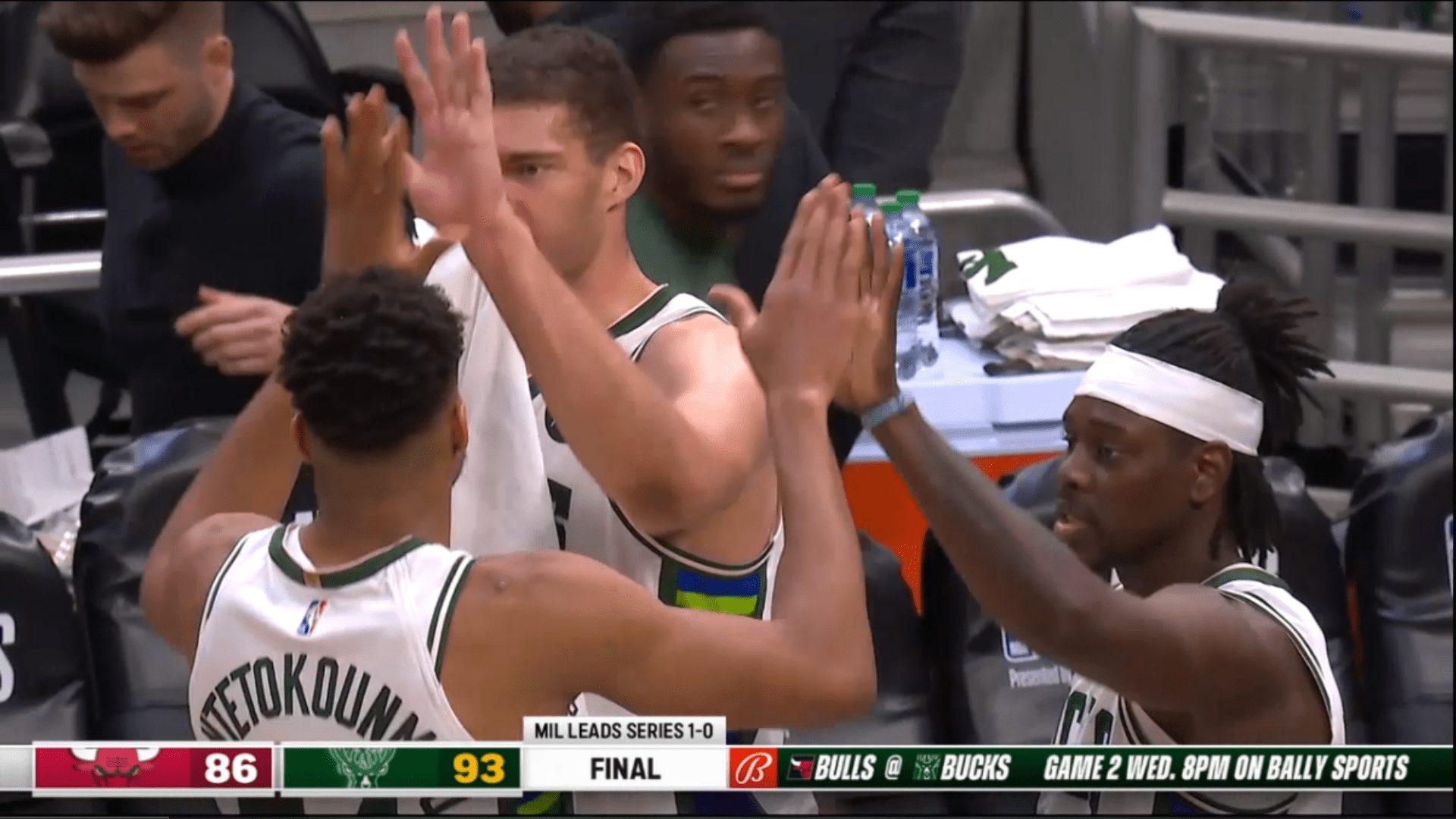 Bucks Bulls Game 1 Playoffs