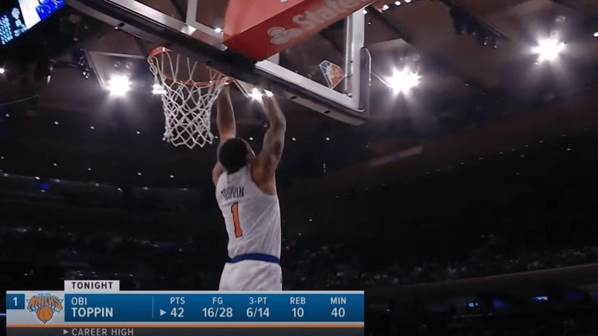 Obi Toppin 11 avril 2022