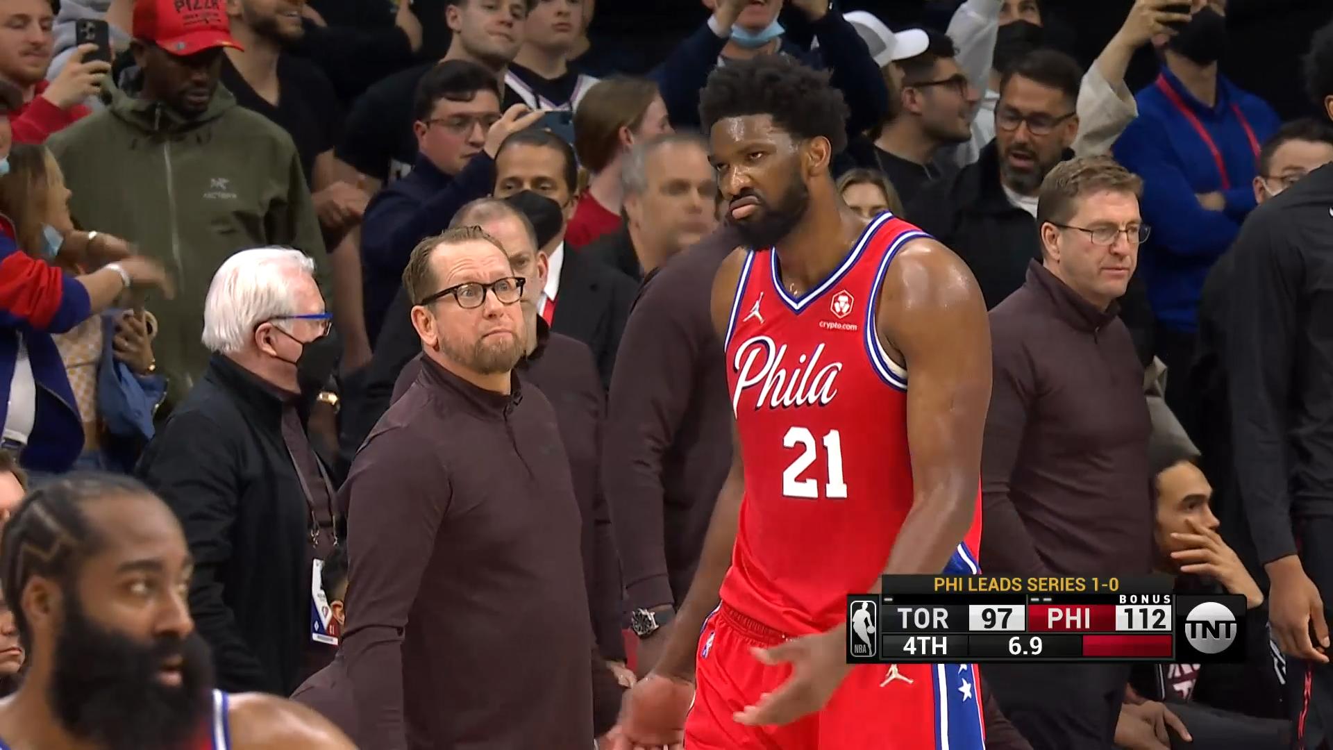 Joel Embiid Nick Nurse 19 avril 2022