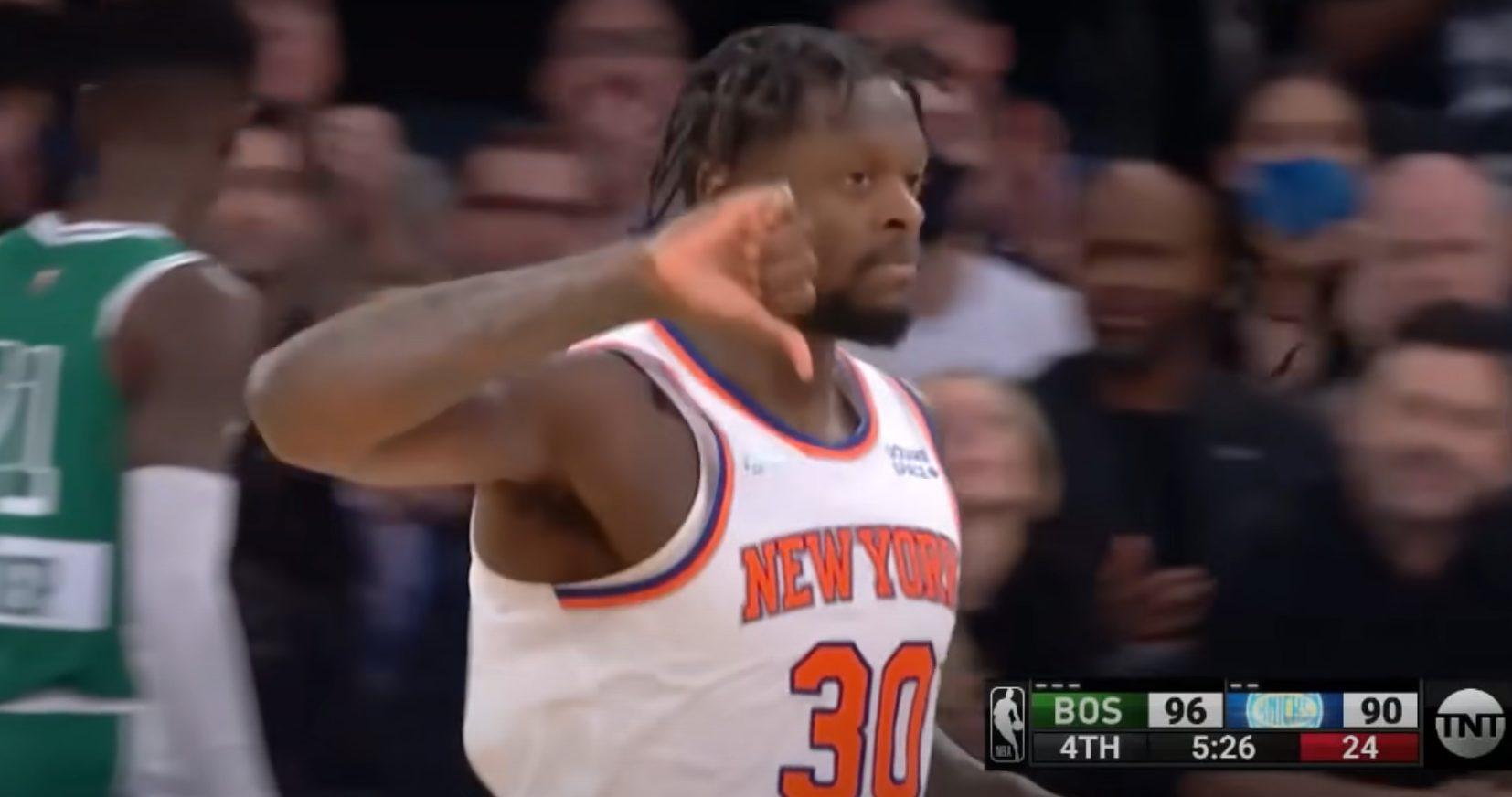 Julius Randle pouce 01/2022