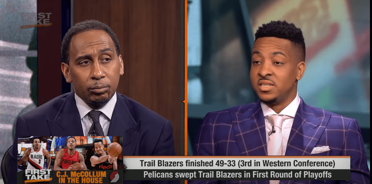 C.J. McCollum Stephen A. Smith 31 mai 2022