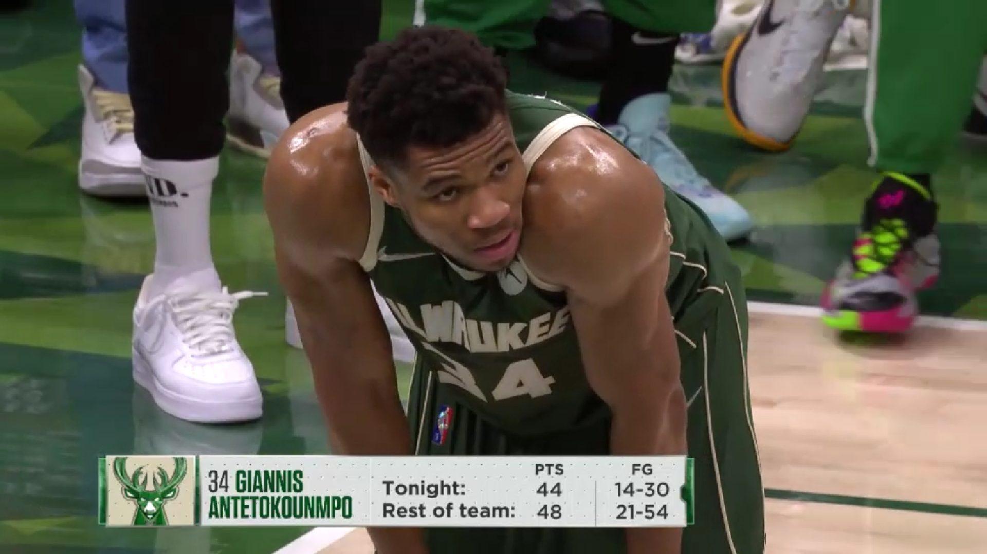 Giannis Antetokounmpo Bucks 14 mai 2022