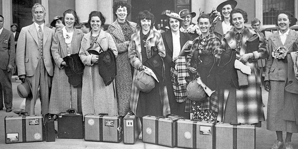 Les Edmonton Grads en Europe