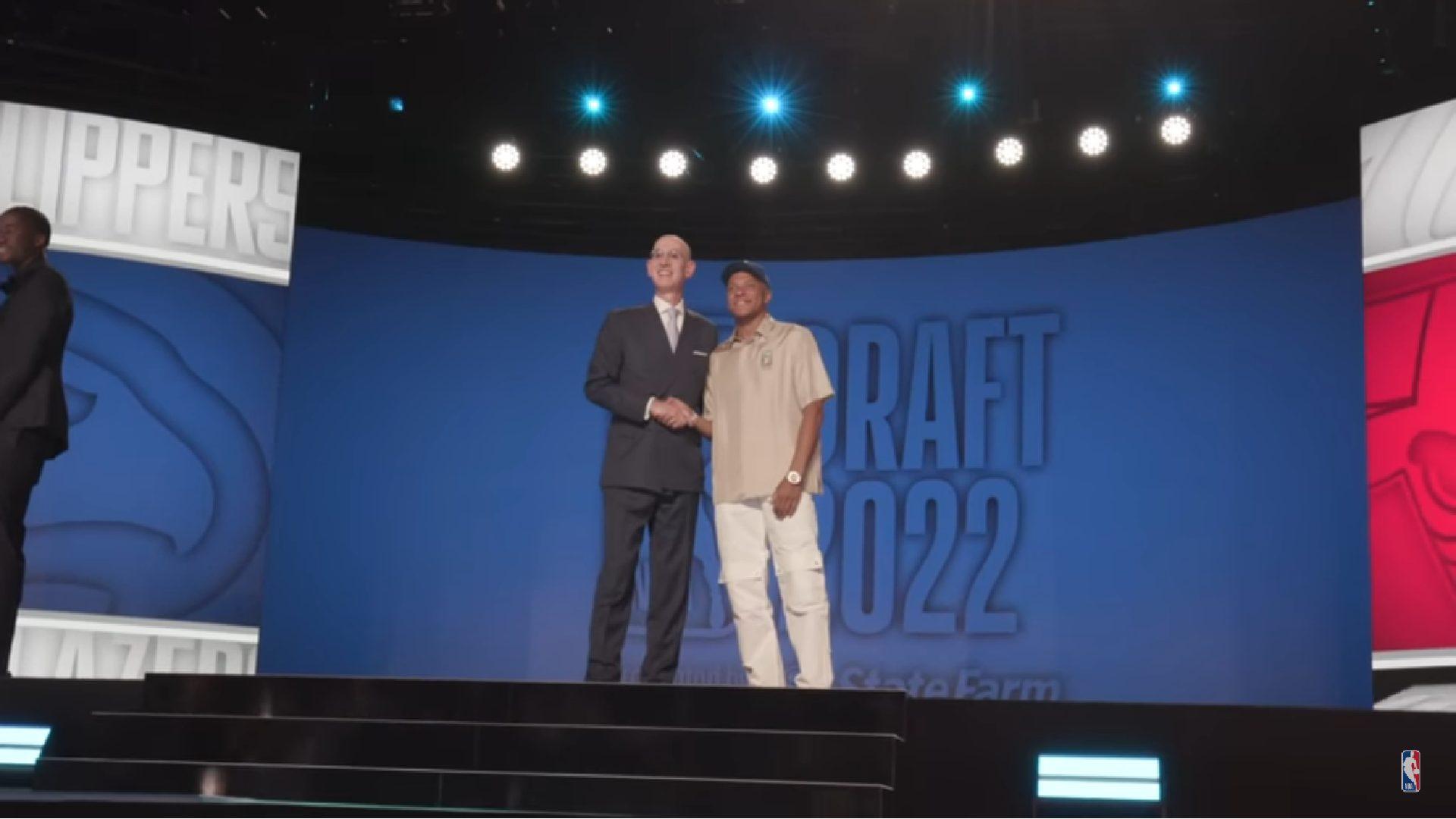 Kylian Mbappé NBA Adam Silver 25 juin 2022