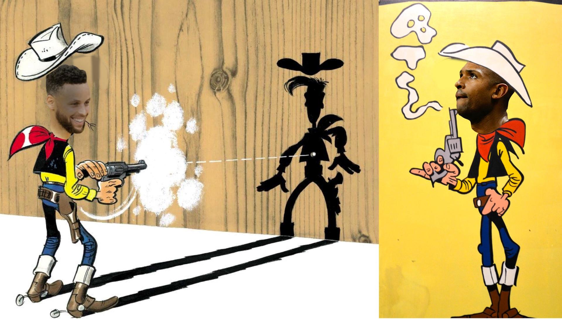 Curry Horford Lucky Luke