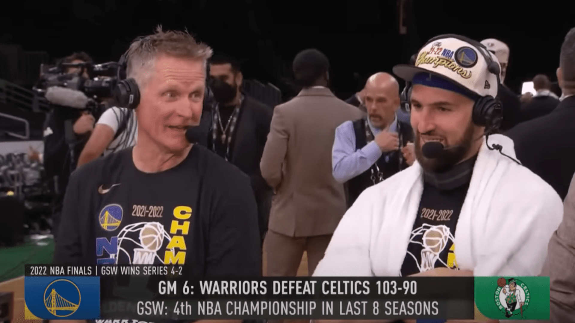 Klay Thompson Steve Kerr 17 juin 2022