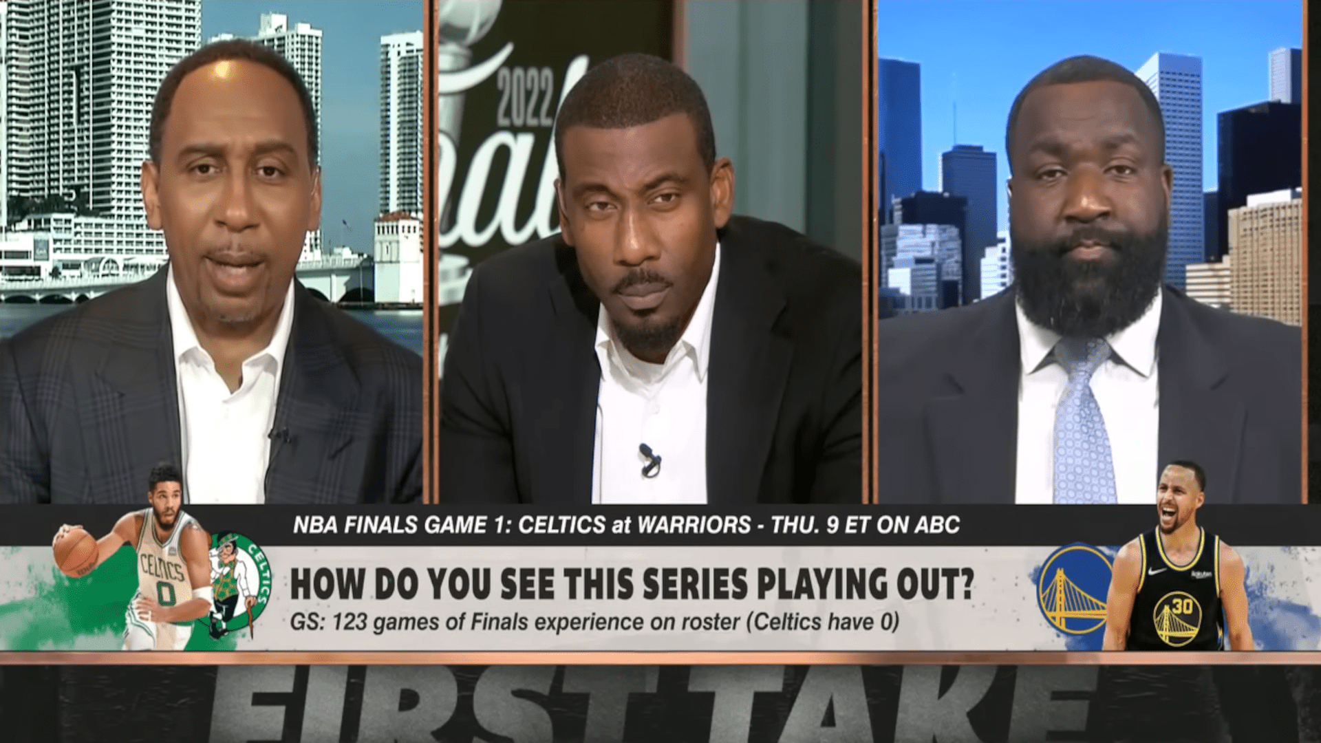 Stephen A. Smith Kendrick Perkins Amar'e Stoudemire 1 juin 2022