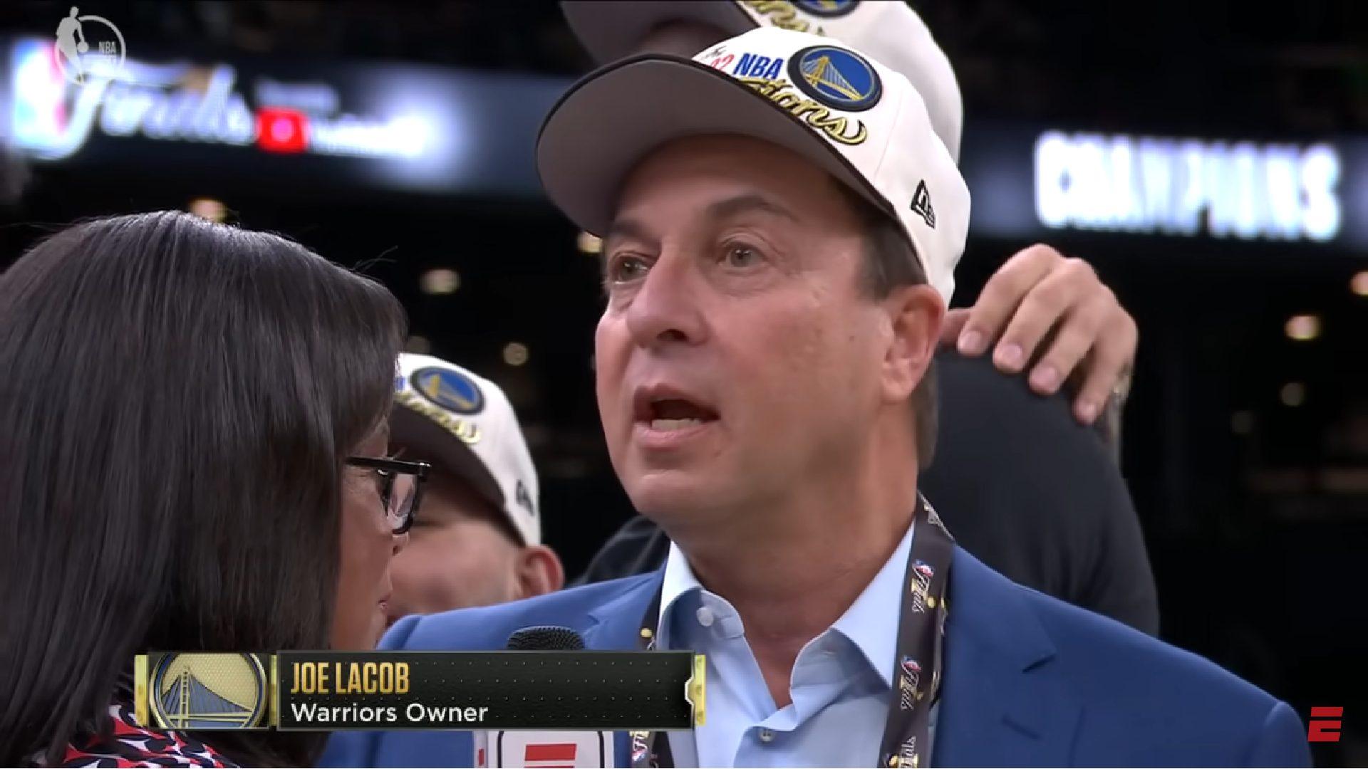 Joe Lacob Warriors 16 juillet 2022