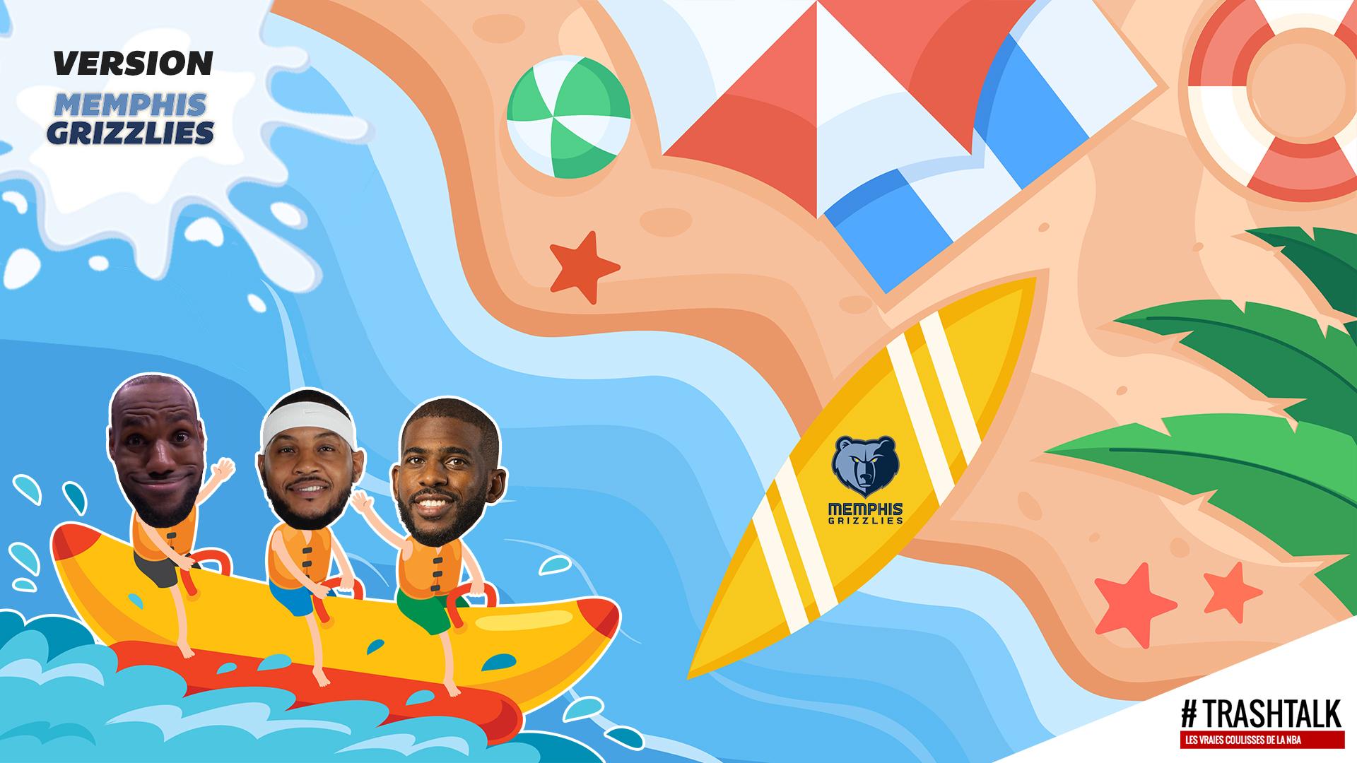 Memphis Grizzlies Vacances joueurs NBA