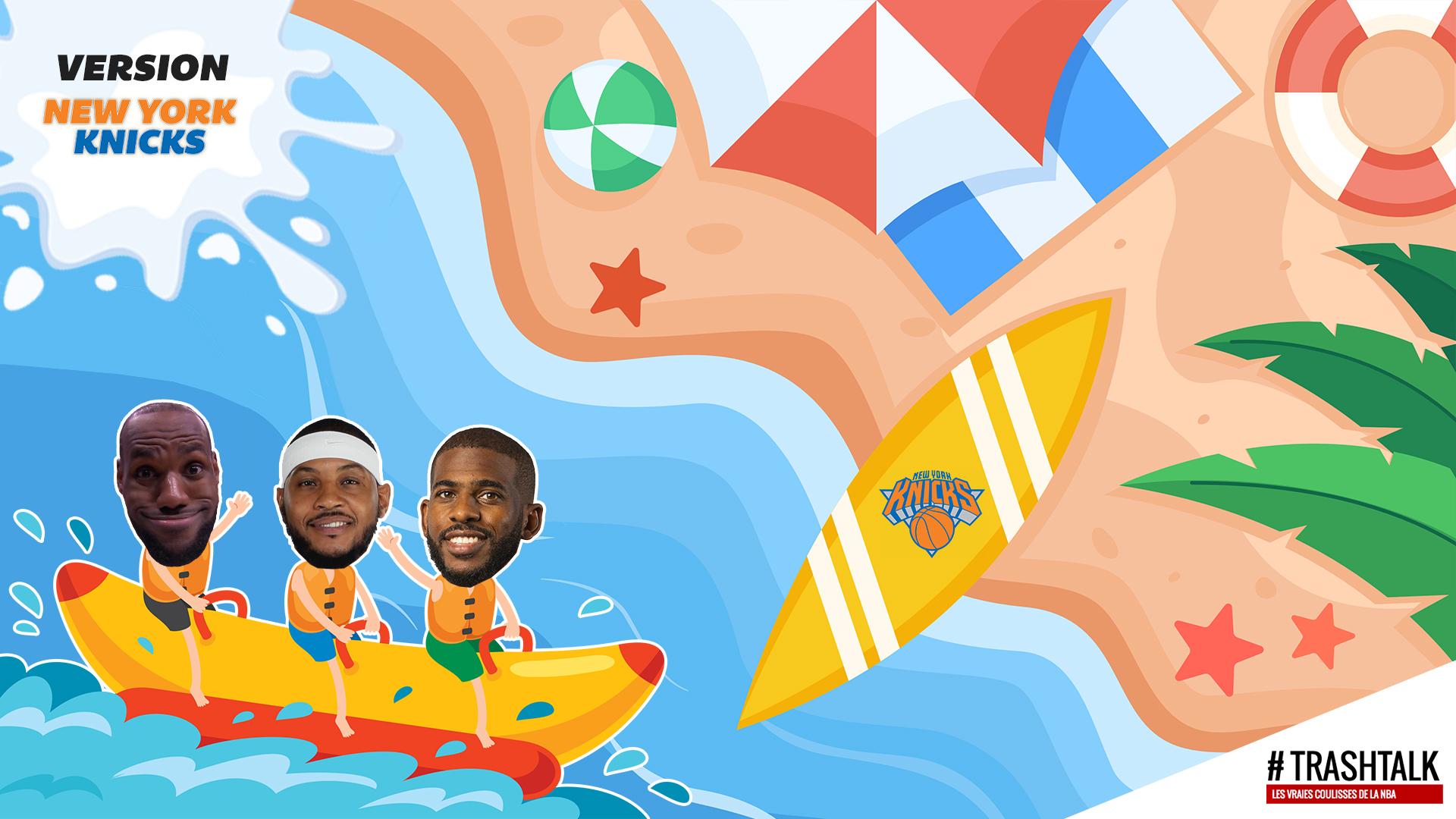 New York Knicks Vacances joueurs NBA