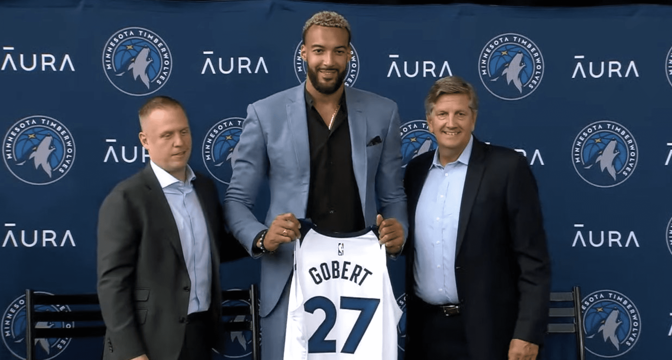 Rudy Gobert présa Wolves
