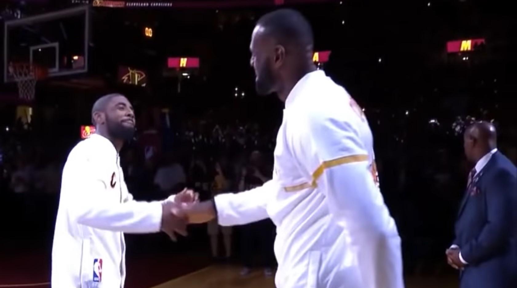 kyrie irving lebron james