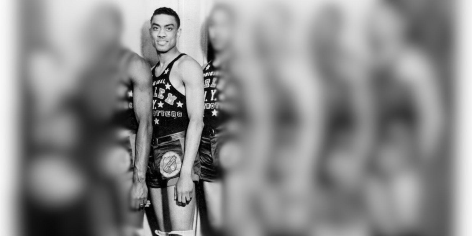 Sonny Boswell avec les Harlem Globetrotters