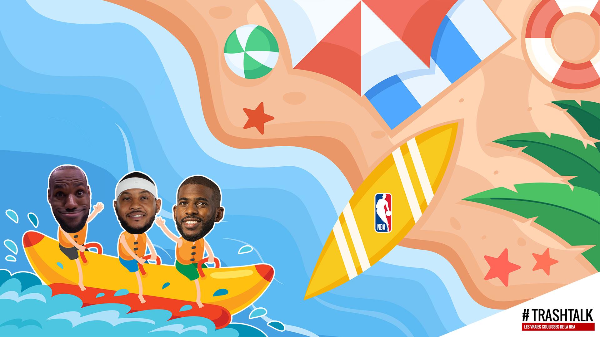 Vacances joueurs NBA 30 août 2022