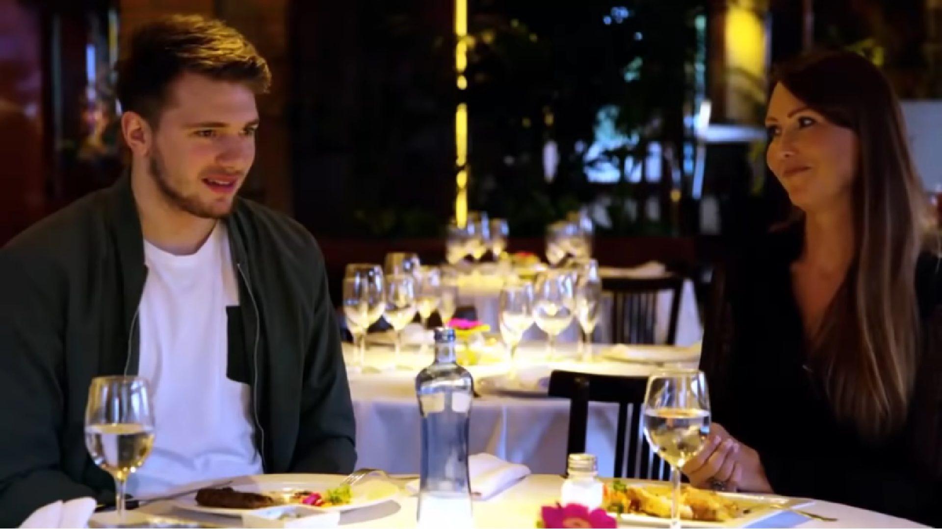 Luka Doncic et sa mère 14 septembre 2022