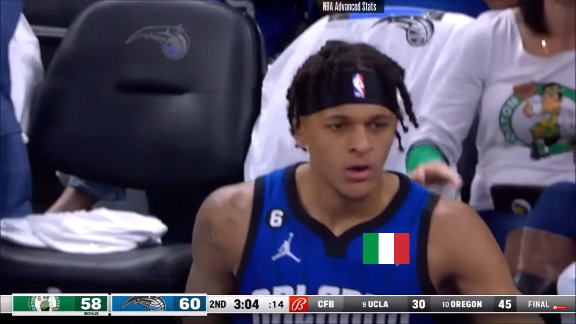 Paolo Banchero italie 31 octobre 2022