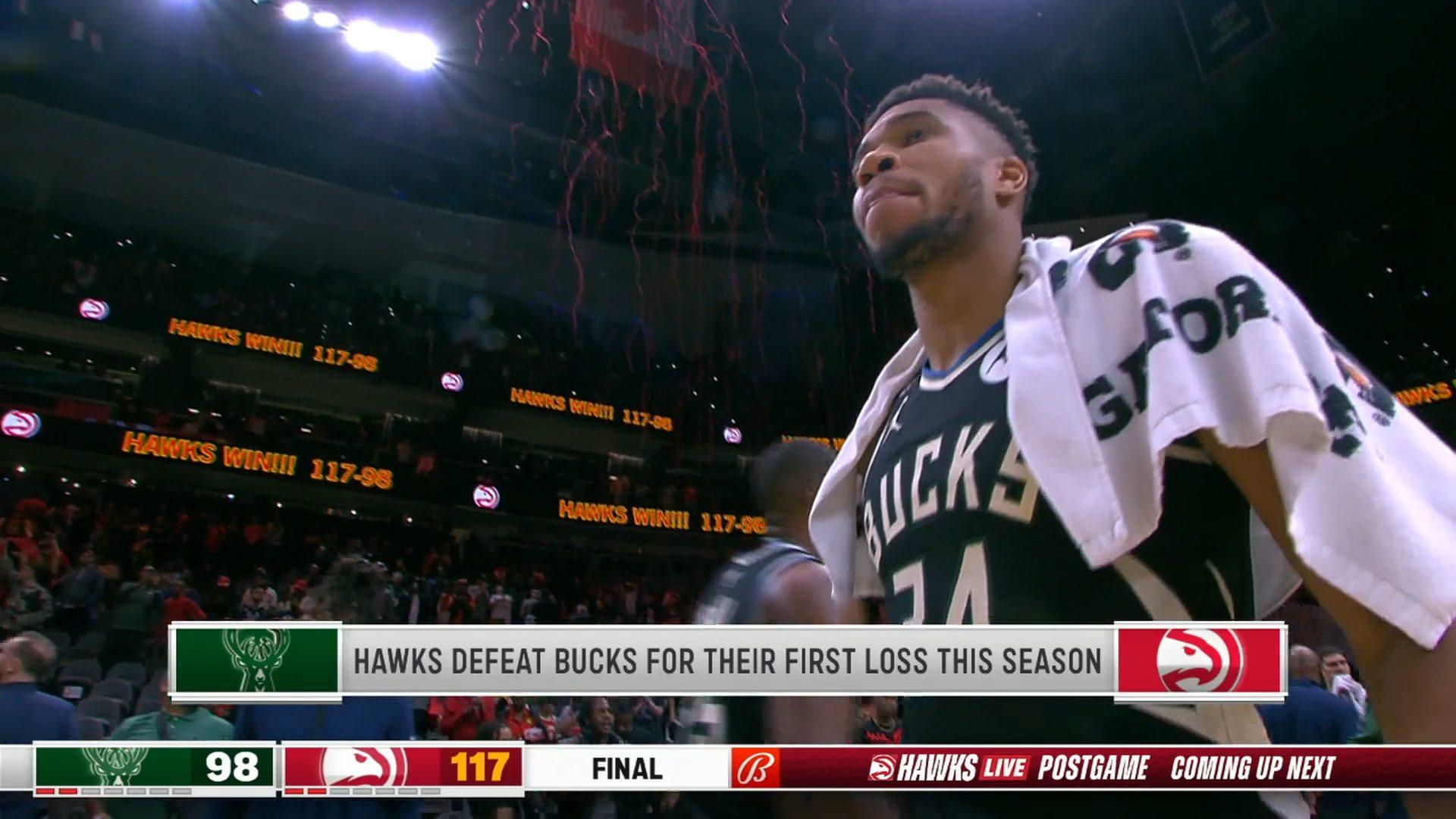 Bucks défaite hawks