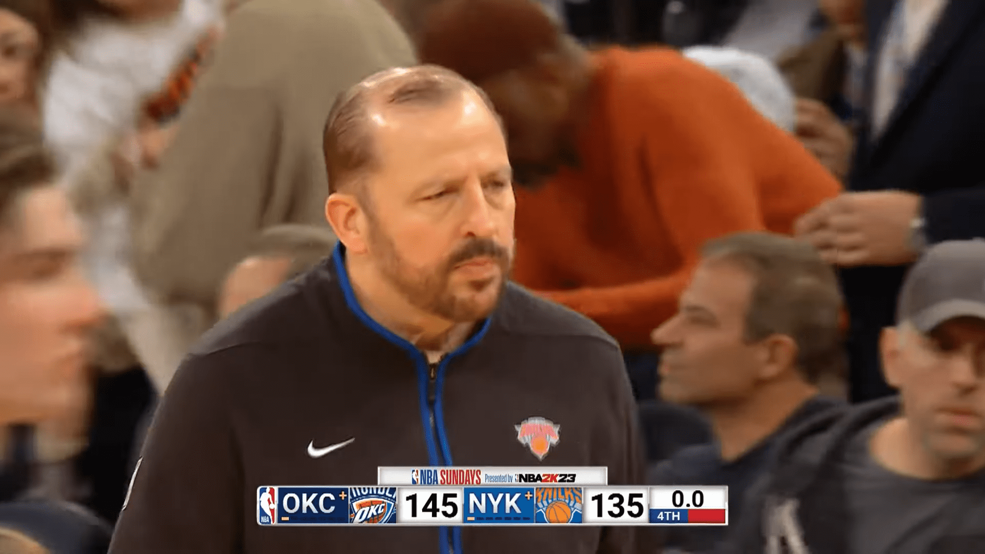 Tom Thibodeau 14 novembre 2022