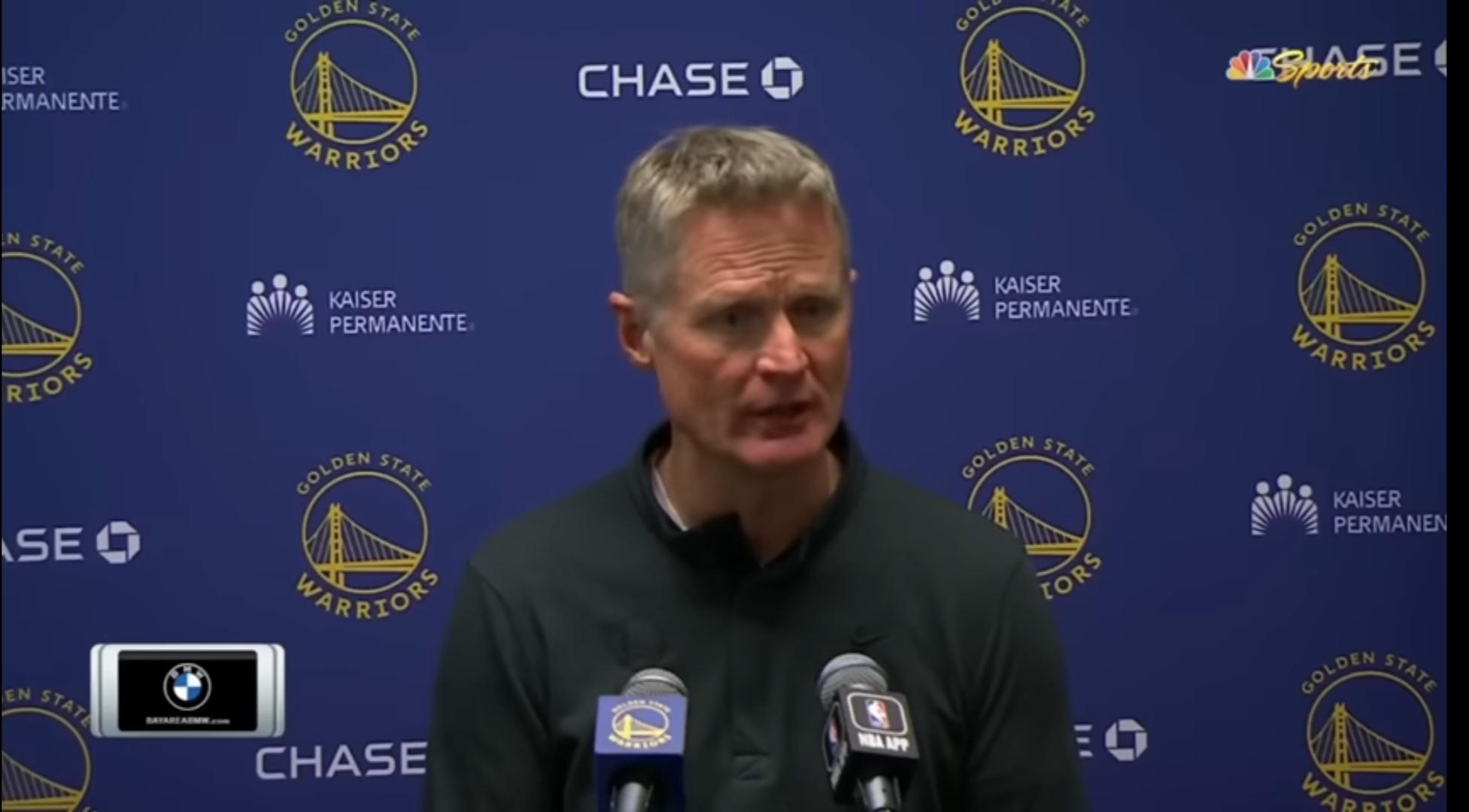 Steve Kerr 23 décembre 2022