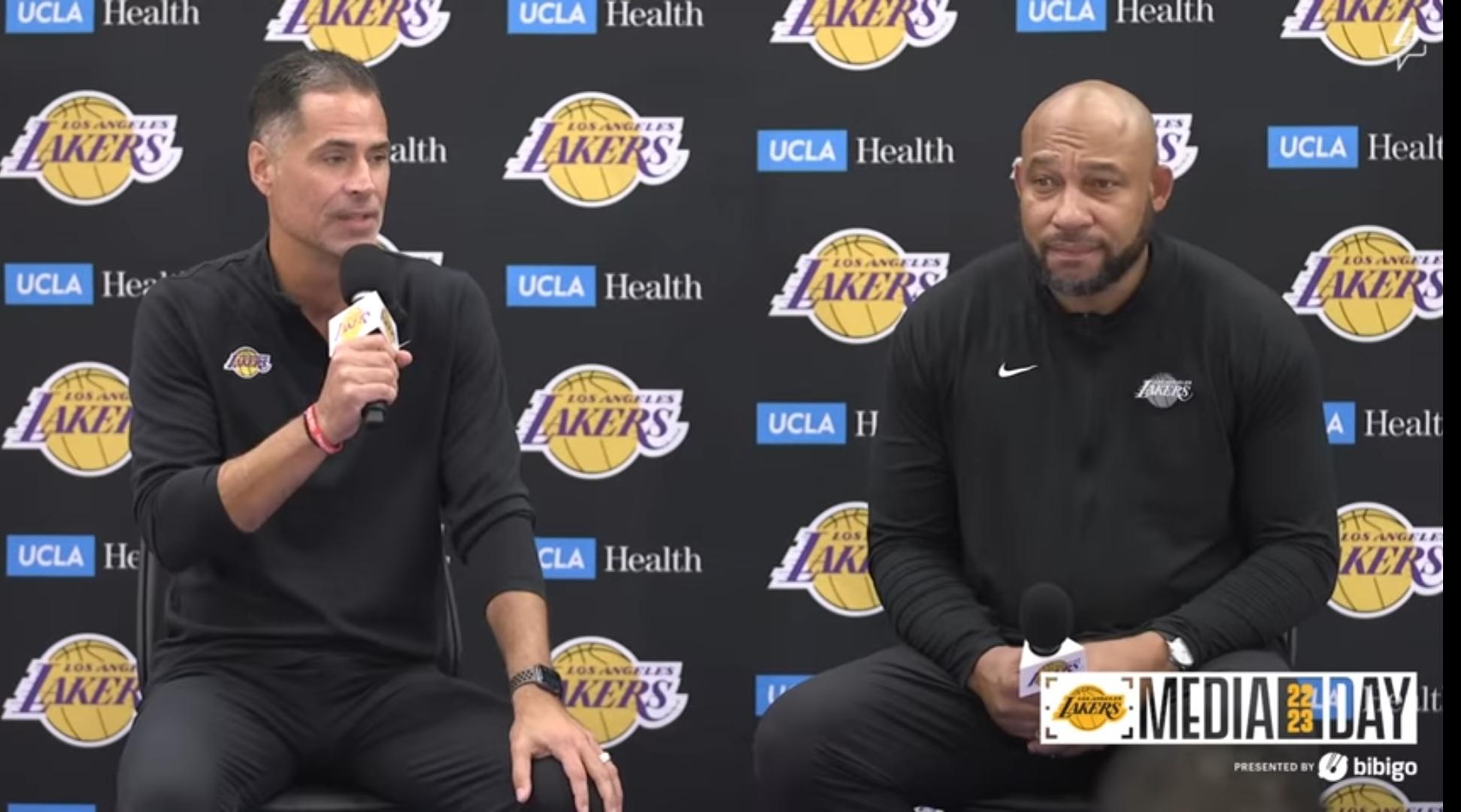 Rob Pelinka Darvin Ham 30 décembre 2022